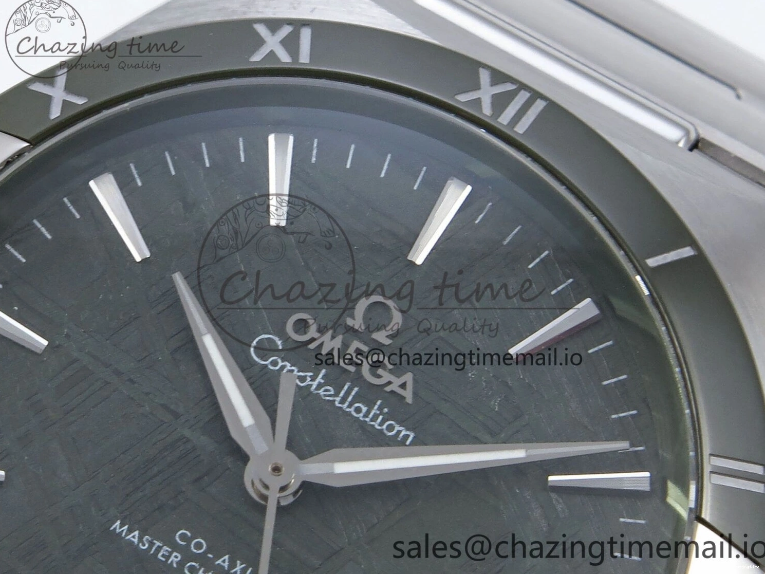 0214 Classic Constellation 41mm SS ASWF 1:1 Best Edition Green Dial on SS Bracelet A 7697